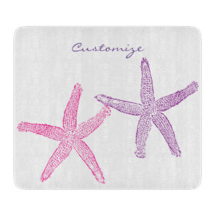 Rosa Lila Starfish Thunder_Cove Schneidebrett