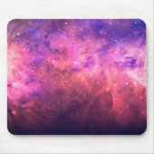 Rosa Lila Sternenhimmel Kosmische Galaxie Himmelsf Mousepad (Vorne)
