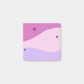 Rosa Lila Süß Post-it Klebezettel (Vorderseite)