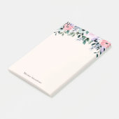 Rosa Lila und grüne Farbe Post-it Klebezettel (angewinkelt)