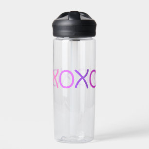 Rosa, lila und lavenhaft Xoxo schön Trinkflasche