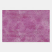 Rosa Lila und Rose Violett Aquarellabstraktion Geschenkpapier Set (Vorderseite)