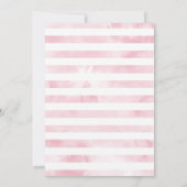 Rosa Lila Wasserfarbe Eiscreme Kinderdusche Dankeskarte (Rückseite)