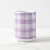 ROSA LILA WEIß OSTERN KARO MUSTER KAFFEETASSE (Mittel)