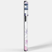 Rosa Lila Weißblütenästhetik Case-Mate iPhone Hülle (Rückseite / Rechts)