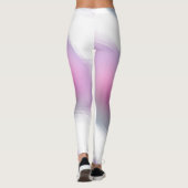 Rosa Lila weißes Template Modernes, elegantes Desi Leggings (Rückseite)