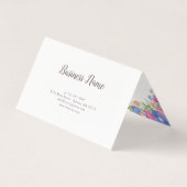 Rosa Lila Wildblume Bouquets - Geschenkgutschein (Rückseite)