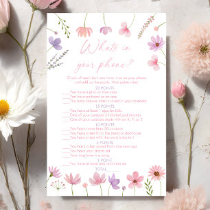 Rosa Lila Wildblumen Was ist in deinem Handyspiel?