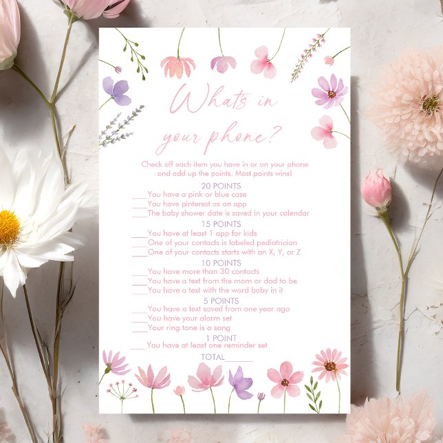 Rosa Lila Wildblumen Was ist in deinem Handyspiel? (Von Creator hochgeladen)