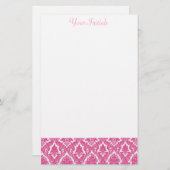 Rosa Lilie Briefpapier (Vorne/Hinten)