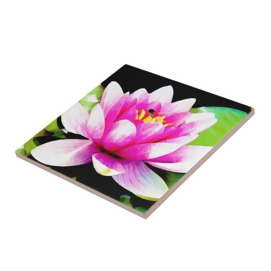 Rosa Lilie Fliese (Seite)