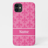 Rosa Lilie Girly iPhone 4 Fall Case-Mate iPhone Hülle (Rückseite)