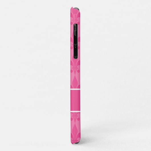 Rosa Lilie Girly iPhone 4 Fall Case-Mate iPhone Hülle (Hinten/Links)