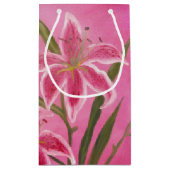 Rosa Lilie Kleine Geschenktüte (Rückseite)