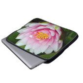 Rosa Lilie Laptopschutzhülle (Vorne Knopf)