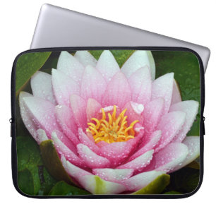 Rosa Lilie Laptopschutzhülle