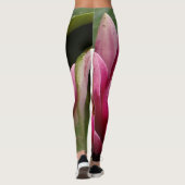 Rosa Lilie Leggings (Rückseite)