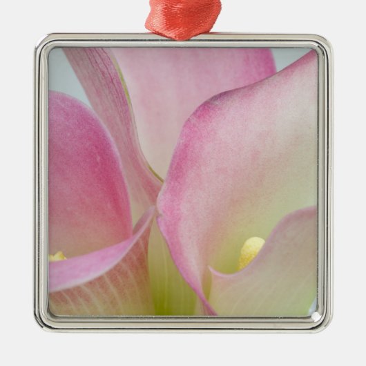 Rosa Lilie Ornament Aus Metall (Vorne)