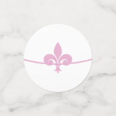 Rosa Lilie Polterabend Table Confetti Konfetti (Klein Vorderseite)