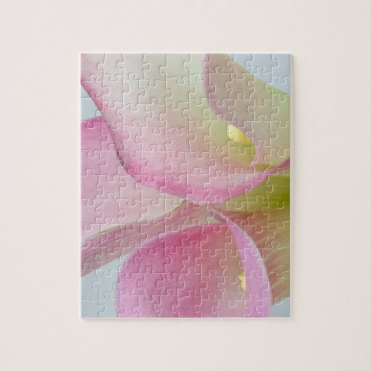 Rosa Lilie Puzzle (Vertikal)