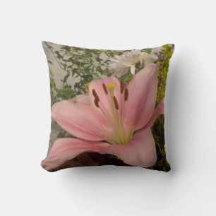 Rosa Lilie/segne diese Zuhause-Kissen-Kissen Kissen