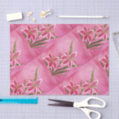 rosa Lilie Seidenpapier (Handwerk)