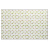 Rosa Lilie und Name personalisiert Stoff (Yard (91,4 cm))