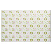 Rosa Lilie und Name personalisiert Stoff (Fat Quarter (45,7 x 55,9 cm))
