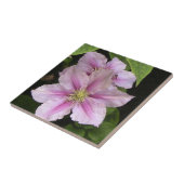 Rosa Lilien-dekorative Fliese (Seite)