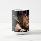 Rosa Lilien-Foto Kaffeetasse (Mittel)