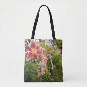 Rosa Lilien Tasche