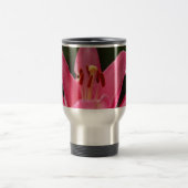 Rosa Lilien-Tasse Reisebecher (Mittel)