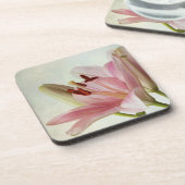 Rosa Lilien Untersetzer (Linke Seite)