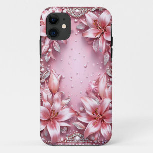 Rosa Liliengestaltetes Handyhülle-Style-Geschenk f Case-Mate iPhone Hülle