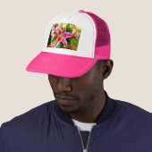 Rosa Lilienhut Truckerkappe (Beispiel)