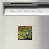 rosa Lilienmagnet Magnet (In Situ (Geschirrspüler))