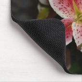 Rosa LilienMausunterlage Mousepad (Ecke)