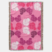 Rosa Lilienstoffe Druck Decke (Vorderseite Vertikal)