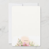 Rosa Lilies 2 Einladung (Rückseite)