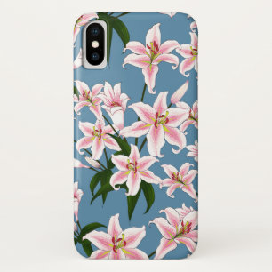 Rosa Lilly Blume Muster Case-Mate iPhone Hülle