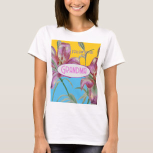 Rosa Lily Lilien Art Oma Name Dekoration T-Shirt