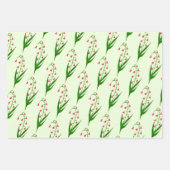 Rosa Lily of the Valley Osterblüte Geschenkpapier Set (Vorderseite 3)