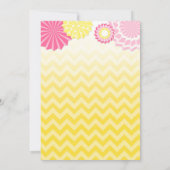 Rosa Limonade Einladungs-Sonnenschein-erster Einladung (Rückseite)