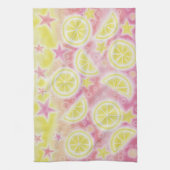 Rosa Limonade-Geschirrtuch Küchentuch (Vertikal)