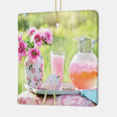 Rosa Limonade Keramikornament (Links)