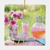 Rosa Limonade Keramikornament (Rückseite)