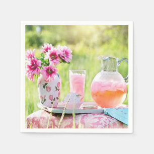 Rosa Limonade Serviette