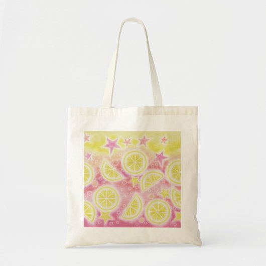 Rosa Limonade Totbeutel Tragetasche (Vorne)