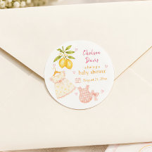 Rosa Limonade Whimsical Watercolor Baby Mädchen