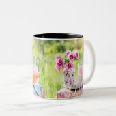 Rosa Limonade Zweifarbige Tasse (VorderseiteRechts)